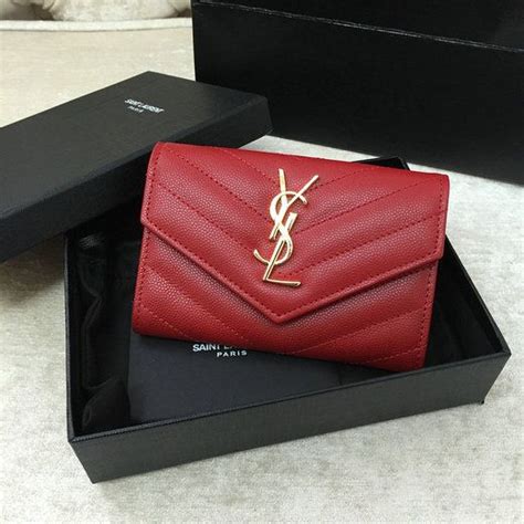 ysl small wallet red|YSL wallet nordstrom.